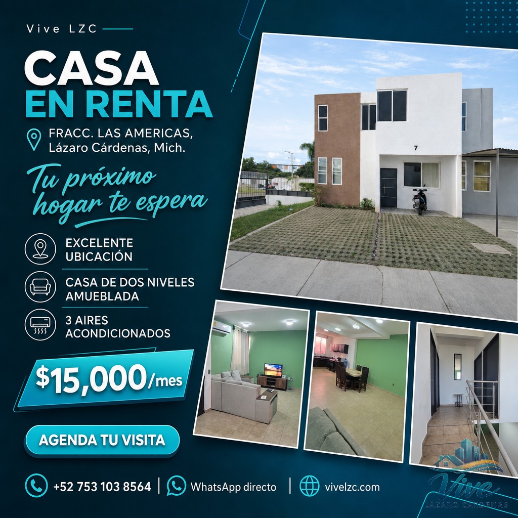 CASA EN RENTA EN FRACC LAS AMERICAS